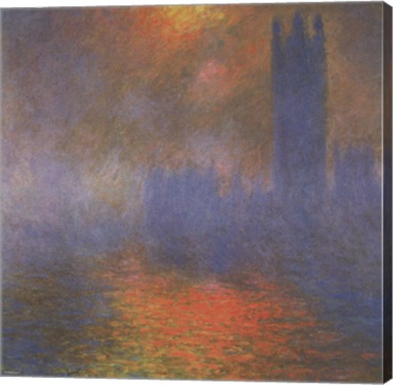 Houses of Parliament by Claude Monet