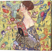 Lady with Fan by Gustav Klimt