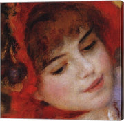 Dance at Bougival (detail) by Pierre-Auguste Renoir