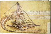Excavating Machine,from Codex Atlanticus by Leonardo Da Vinci