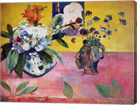 Flowers and a Japanese Print, 1889 by Paul Gauguin