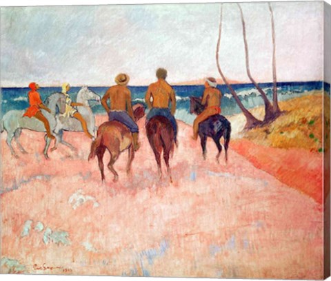 Horseman on the Beach by Paul Gauguin