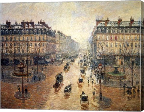 Avenue de L'Opera, Paris, 1898 by Camille Pissarro