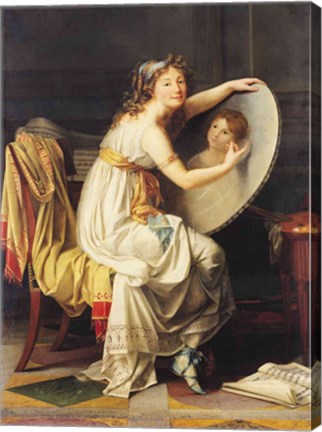 Portrait of Rose Adelaide Ducreux by Jacques-Louis David