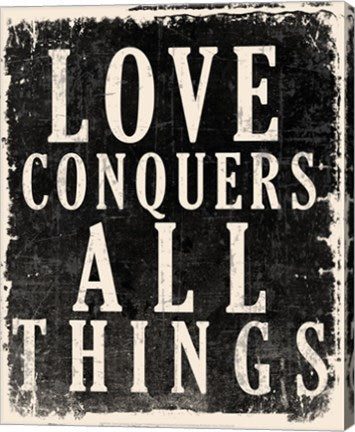 Love Conquers All - Voltaire Quote