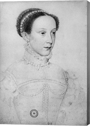 Mary Queen of Scots, 1559 by Francois Clouet