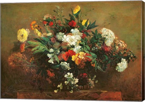 Flowers by Eugene Delacroix