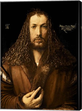 Self Portrait at the Age of Twenty-Eight, 1500 by Albrecht Durer