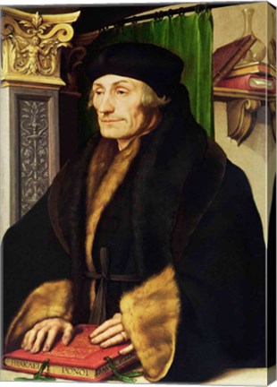 Portrait of Erasmus, 1523 by Hans Holbein The Younger