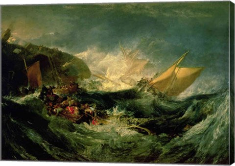 Wreck of a Transport Ship by J.M.W. Turner