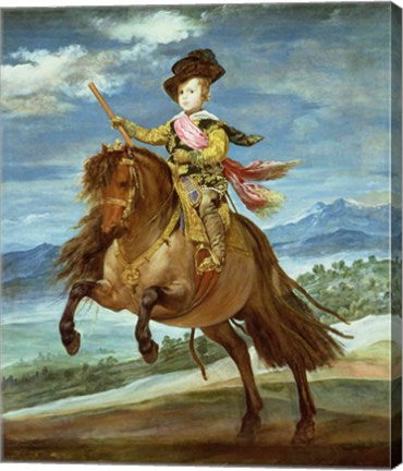 Prince Balthasar Carlos on horseback by Diego Velazquez