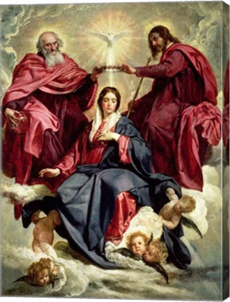 Coronation of the Virgin by Diego Velazquez