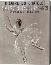 Poster for the 'Saison Russe' at the Theatre du Chatelet, 1909 by Valentin aleksandrovich Serov