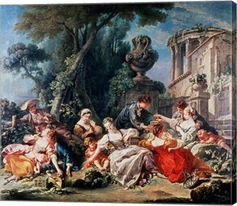 Bird Catchers by Francois Boucher