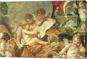 Genius Teaching the Arts, 1761 - detail by Francois Boucher