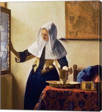 Young Woman with a Water Jug by Johannes Vermeer