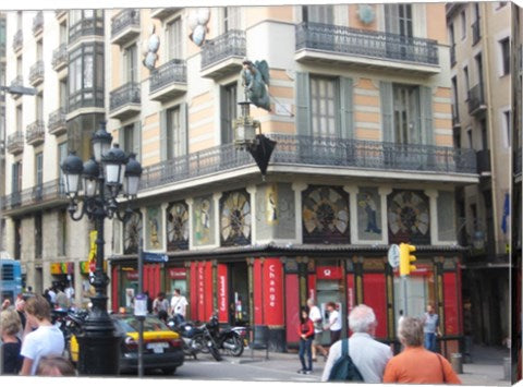 Barcelona Busy Street