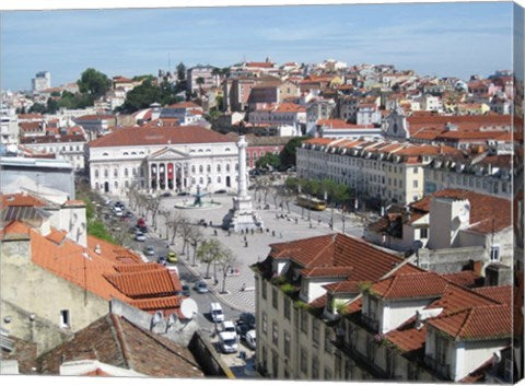 Panorama Over Rossio Square