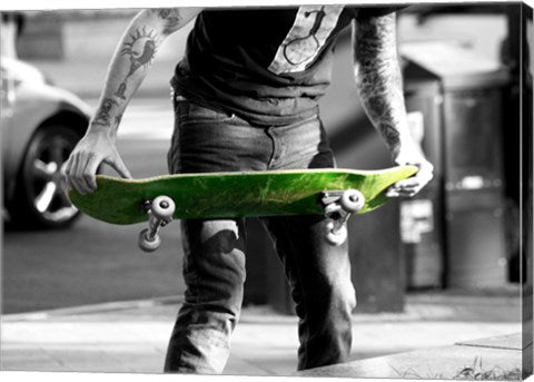 Green Skateboard