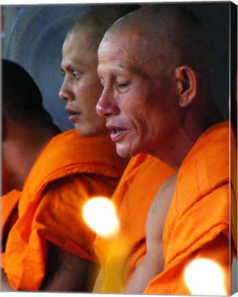 Buddhist Monk Meditation in Wat Khung Taphao