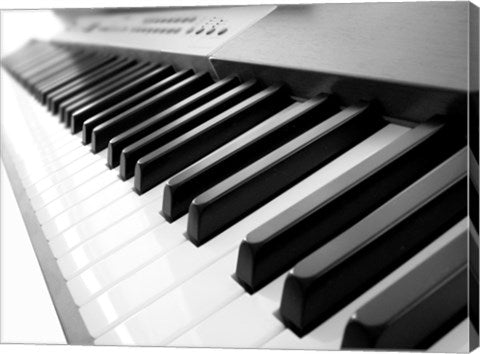 Yamaha P120 close-up of Piano Keys