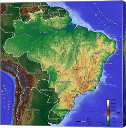 Brasilien Map