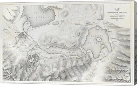 Schieble Mexican War Map