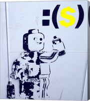 Leggo Man Graffiti - Israel