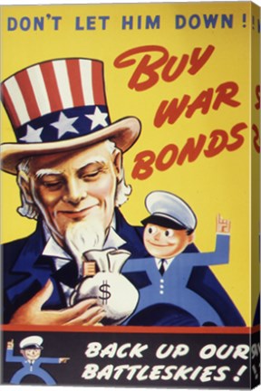 Don't Let Him Down! Buy War Bonds