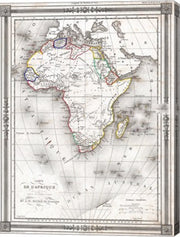1852 Bocage Map of Africa