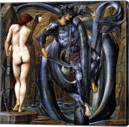 Perseus Slays the Serpent