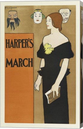 Brooklyn Museum Poster for Harper's Magazine Edward Penfield