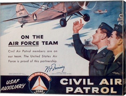 CAP On the Air Force Team Poster
