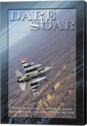 Dare to Soar Affirmation Poster, USAF