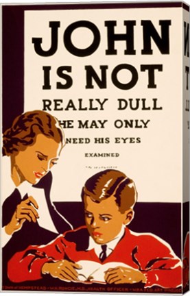 John is Not  Really Dull, WPA Poster, ca. 1937