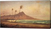 Gideon Jacques Denny - 'Waikiki Beach', oil on canvas, 1868