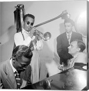 Howard McGhee, Brick Fleagle and Miles Davis, September 1947