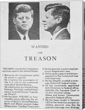 JFK Wanted Dallas, 1963