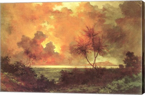 Jules Tavernier - 'Sunrise Over Diamond Head', 1888