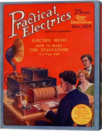 Practical Electrics March 1924 Cover