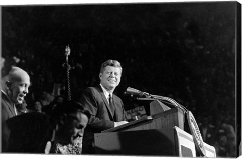 President Addresses State Democratic Chairman George Farr
