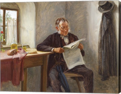 Carl Zewy Der Zeitungsleser