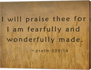 I Will Praise Thee
