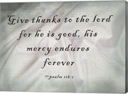 Give Thanks to the Lord