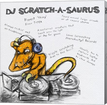 DJ Scratch-A-Saurus