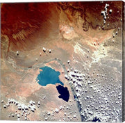 Cerros Colorados Argentina from Space Taken by Atlantis