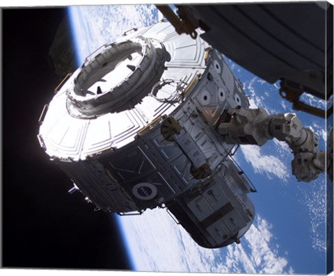 ISS Quest Module Instalation of International Space Station