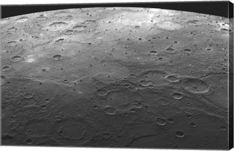 MESSENGER fly by view of mercury