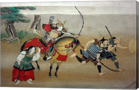 Illustrated Story of Night Attack on Yoshitsune's Residence At Horikawa, 16th Century