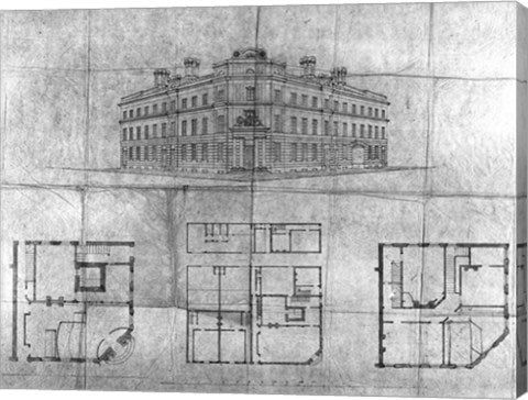 Plans for bank of British North America Toronto